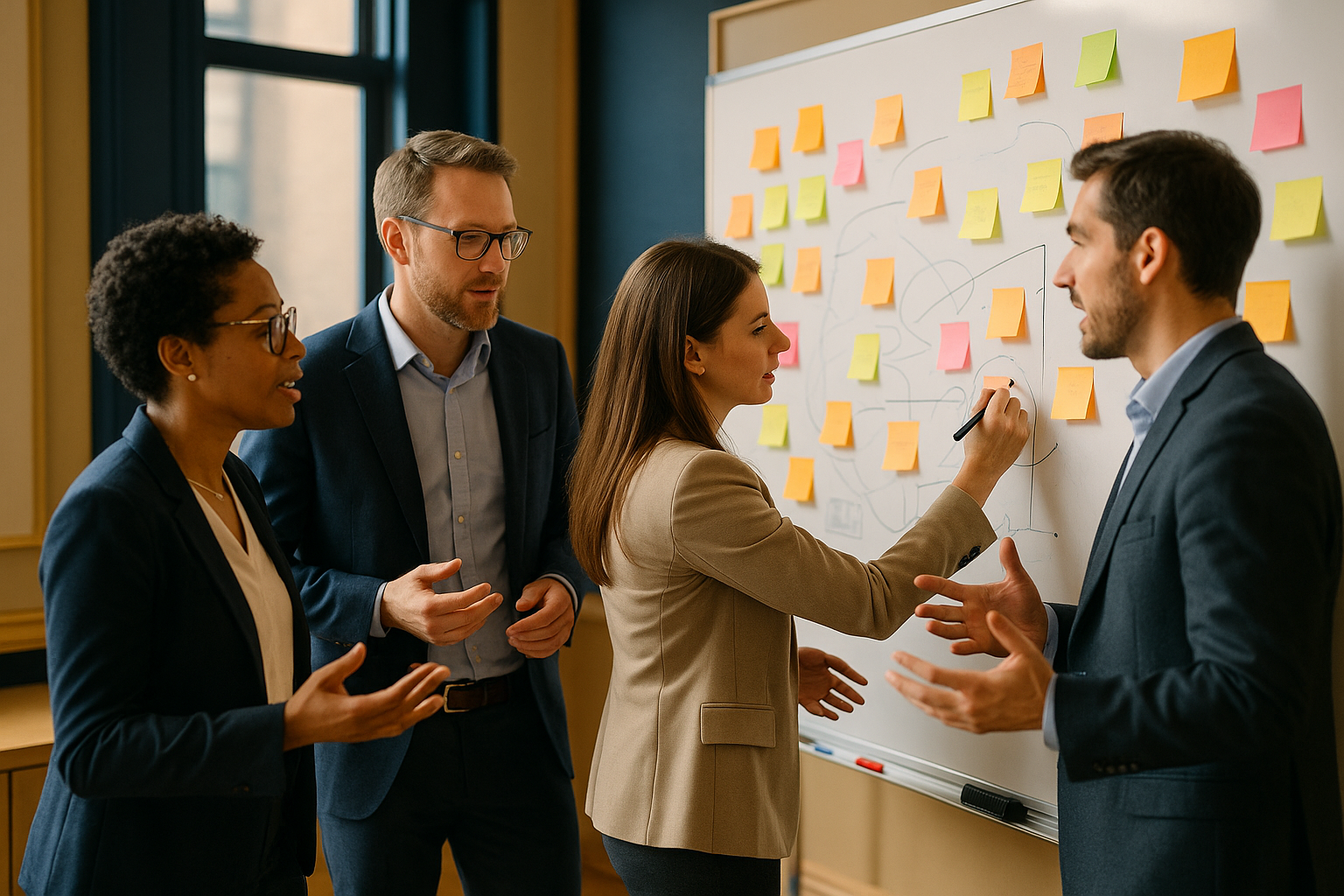 Equipo de BM Consulting colaborando